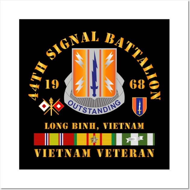 44th Signal Bn 1st Signal Bde w VN SVC 1968 Wall Art by twix123844